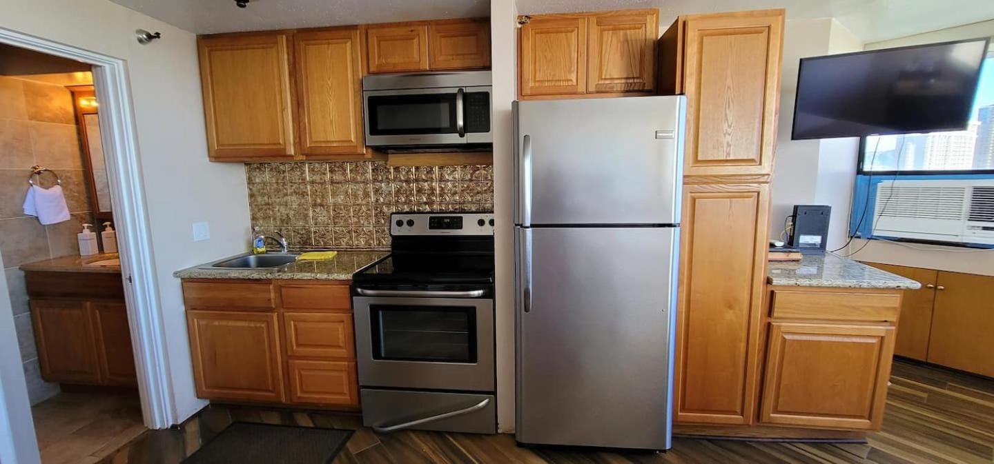Waikiki Studio Steps To Beach-Mall Free Parking-Wifi Honolulu Kamer foto