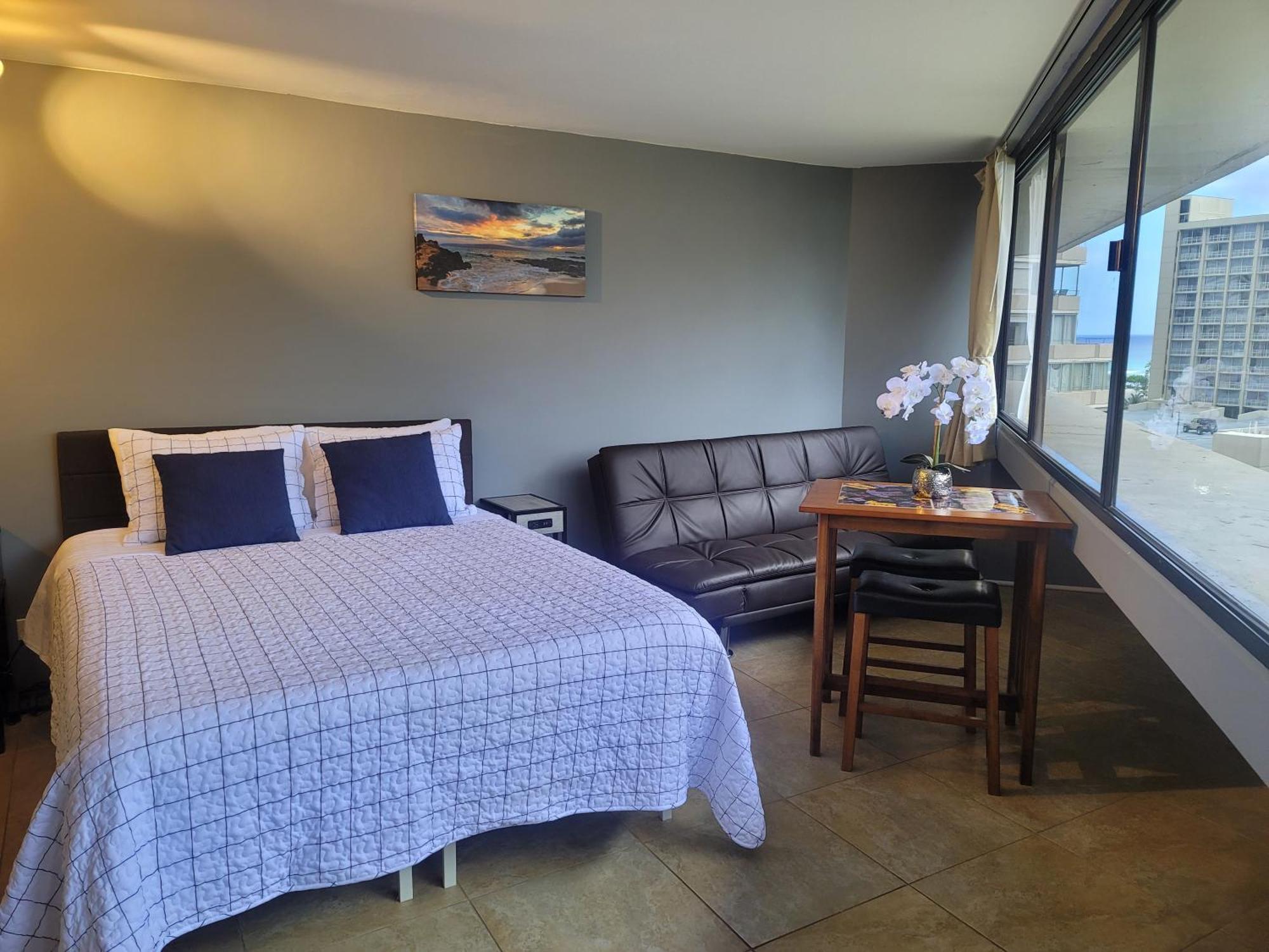 Waikiki Studio Steps To Beach-Mall Free Parking-Wifi Honolulu Kamer foto